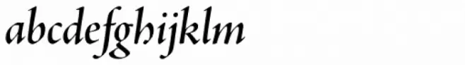 Adobe Jenson Pro Display SemiBold Italic