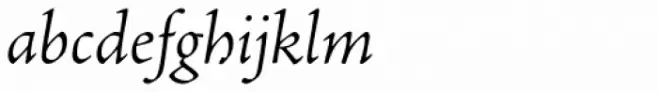 Adobe Jenson Pro Light Italic
