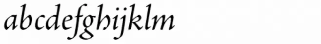 Adobe Jenson Pro SubHead Italic