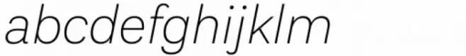 Aestetico Extra Light Italic