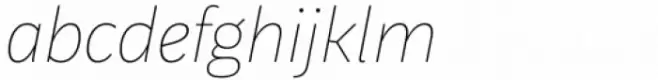 Aestetico Formal Thin Italic