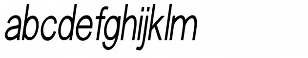 Aftermath Extracondensed Light Italic