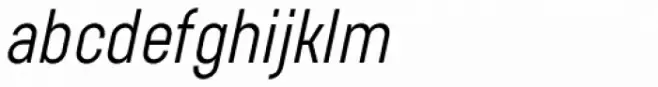 AG Bambook Condensed Italic
