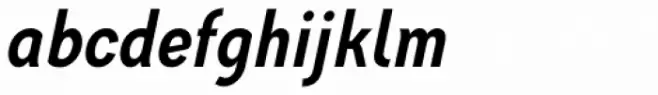 Agave Condensed Semi Bold Italic