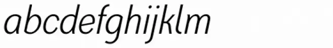 Agave Light Condensed Italic
