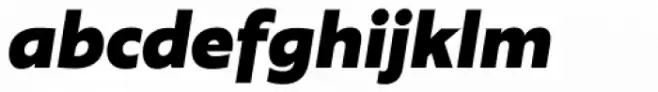 Agile Sans Extra Bold Italic