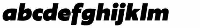 Agile Sans Heavy Italic
