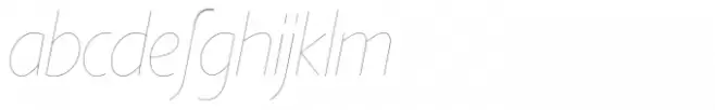 Agilita Hairline Italic
