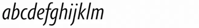 Agilita Pro Condensed Light Italic