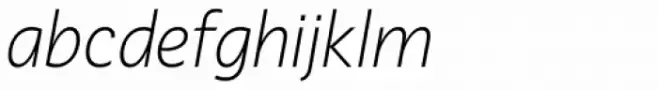 Ahimsa Extra Light Italic
