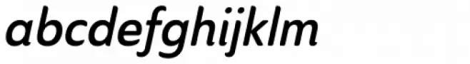 Ainslie Sans Cond Demi Italic