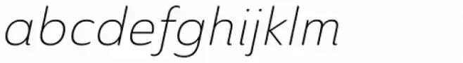 Ainslie Sans Light Italic
