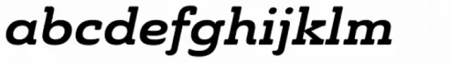 Ainslie Slab Extd Bold Italic