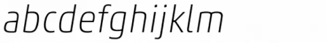Akko Pro Thin Italic