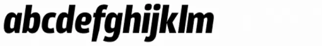 Akwe Pro Nar Bold Italic