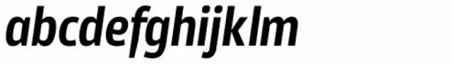 Akwe Pro Nar Demi Bold Italic