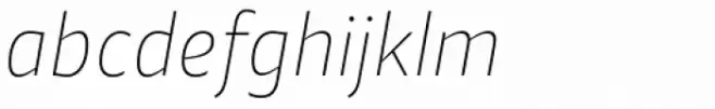 Alamia Extra Light Italic