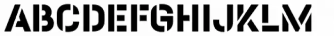 Albeit Grotesk Stencil Caps Bold