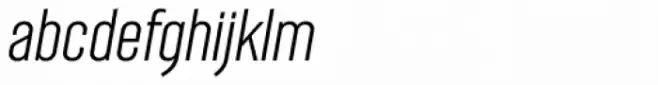 Albireo Semi Condensed Light Italic