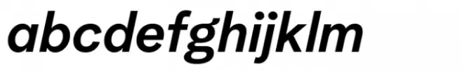 Albra Grotesk Semi Italic