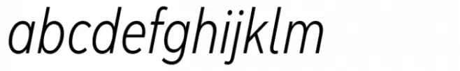 Albula Condensed Pro Semi Light Oblique