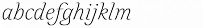 Alda Light Italic