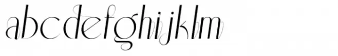 Aleesya Rose Thin Italic