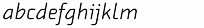 Alega Greek Light Italic