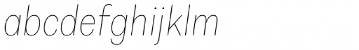 Alergia Grotesk Condensed Hairline Italic