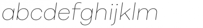 Alergia Grotesk Wide Hairline Italic