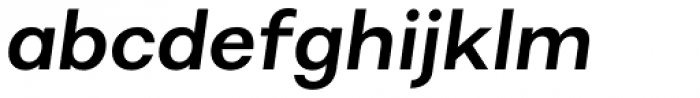 Alergia Grotesk Wide Semi Bold Italic