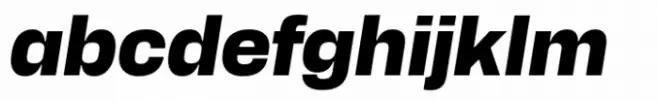 Alfabet Black Italic