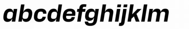 Alfabet Bold Italic