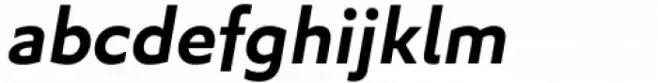Algera  Demi Bold Italic