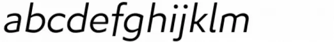 Algera  Light Italic