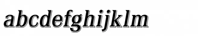 Algerian Mesa Alt Italic