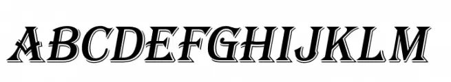 Algerian Mesa S Italic