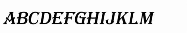 Algerian Mesa SC Plain Italic