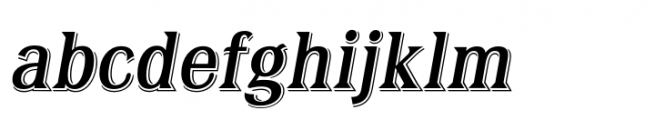 Algerian Mesa X Italic