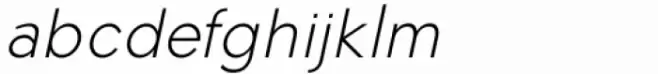 Algoria Extra Light Cnsed Italic