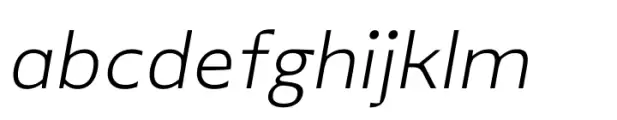 Alige Thin Text Italic