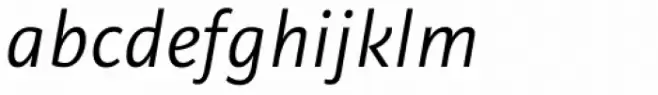 Alinea Sans Light Italic