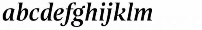 Alinea Serif Medium Italic