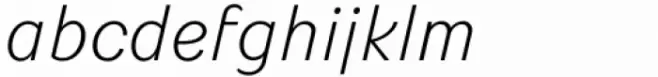 Alius Thin Italic
