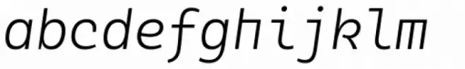 Alloca Mono Book Italic