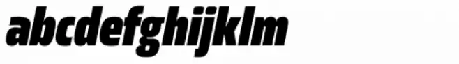 Allotrope Ex Condensed Black Italic
