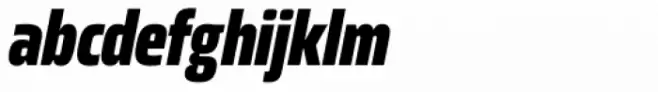 Allotrope Ex Condensed Extra Bold Italic