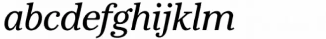Alma Serif Italic