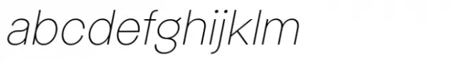 Almarena Neue Extra Light Italic