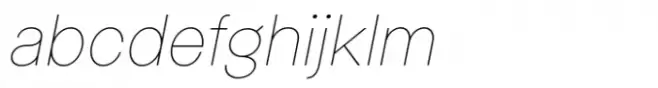 Almarena Neue Thin Italic